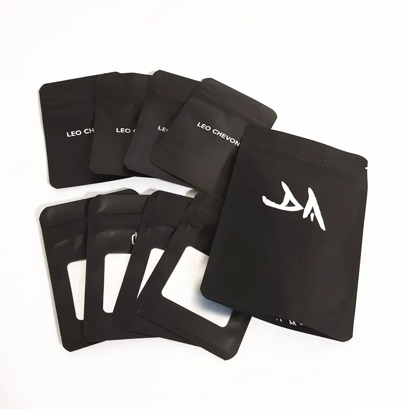 Factory wholesale resealable 1G Custom Printed Resealable Zip lock Mylar Pouch Bag Smell Proof  food coffee tea Packaging