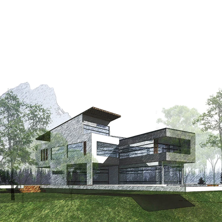 Factory price contemporary landscaping ideas for front of house Best high quality