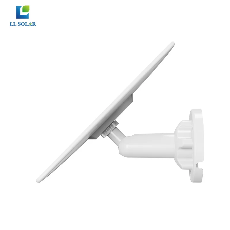 Solar Panel with Micro USB Cable, Waterproof Solar Panel  Compatible with Outdoor Rechargeable Battery Security Camera, 5V 3W