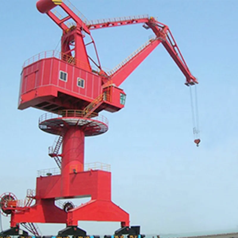 30 t 35 t 40 t grab mobile offshore portal crane harbour crane container hydraulic pedestal portal cranes