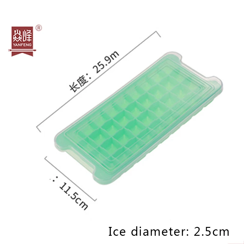 Silicone Ice Cube Tray Food Grade Reusable Elastic Model Used For Making Cake Cream Ice Cubes Freeze Mould Mold