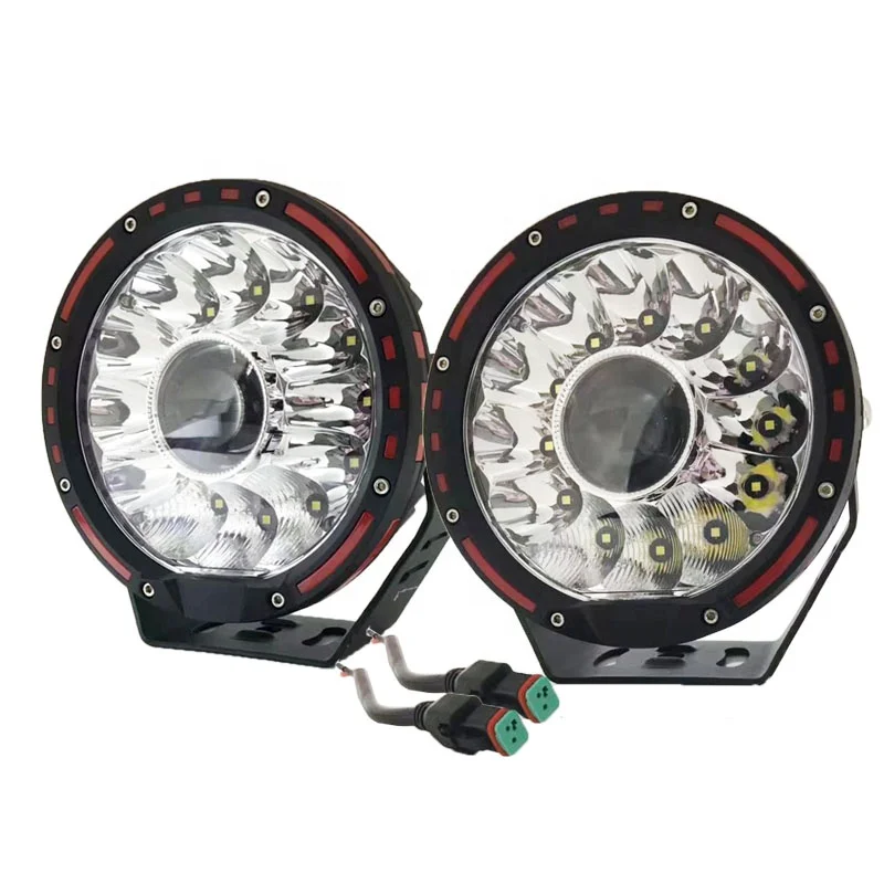 
AURORA New 7 Inch 75W High Power High Lumen round 7' LED Auxiliary Laser Driving Light 