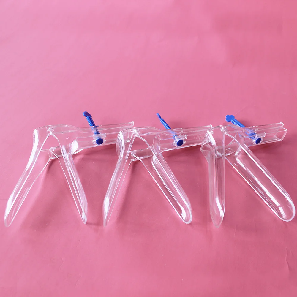 Professional medical disposable vaginal speculum medical disposable plastic vaginal speculum for gynecological