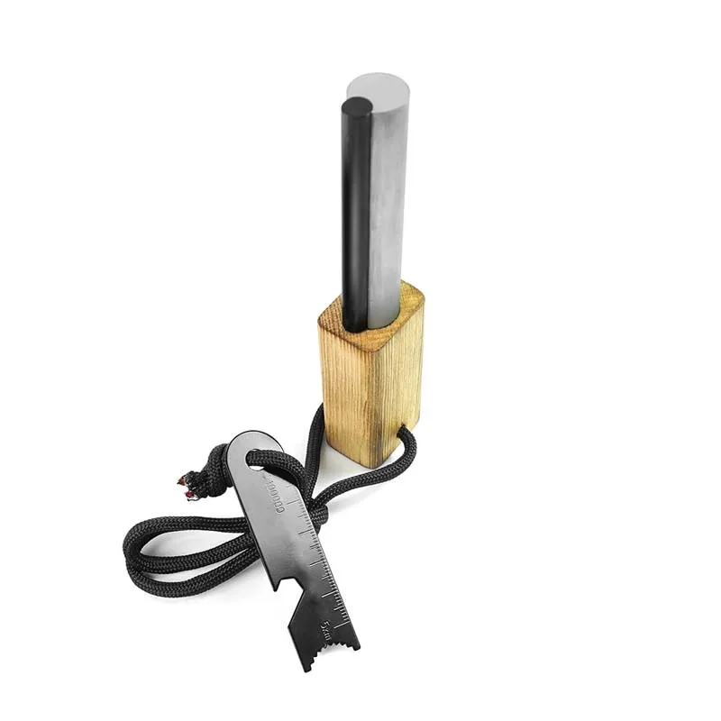 Camping equipment ferrocerium ferro rods flint survival striker magnesium firestarter friction tool