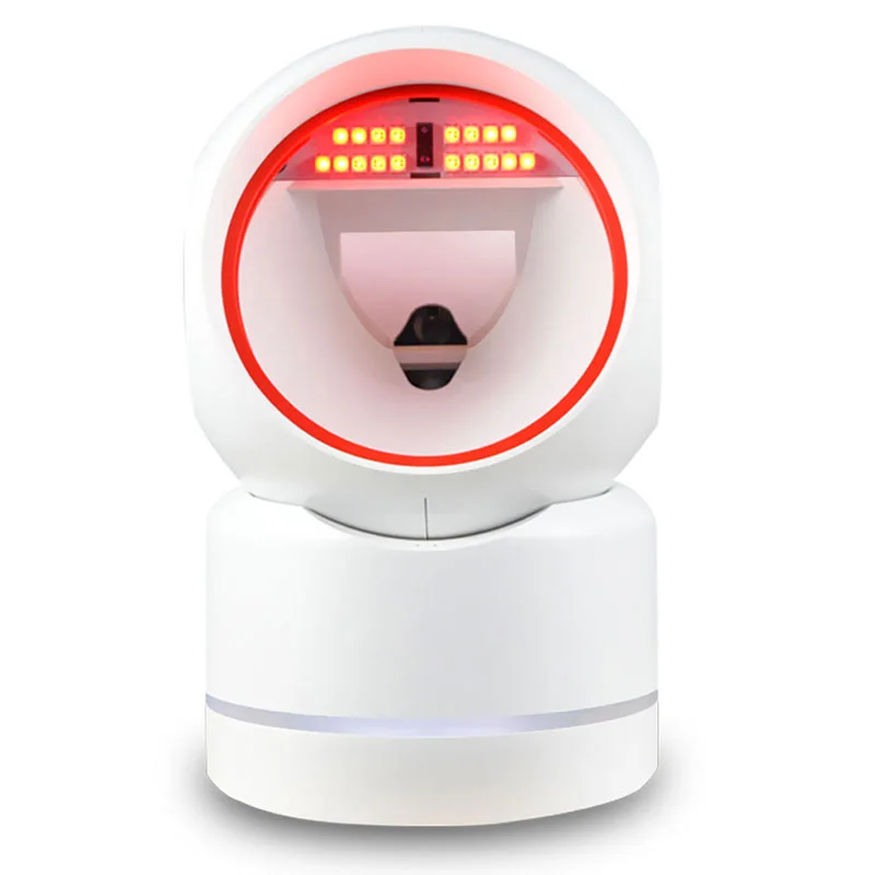 HF680 HF600 Most Popular Portable Wired RS232 1D 2D Bar Qr Code Reader Omnidirectional Barcode Scanner