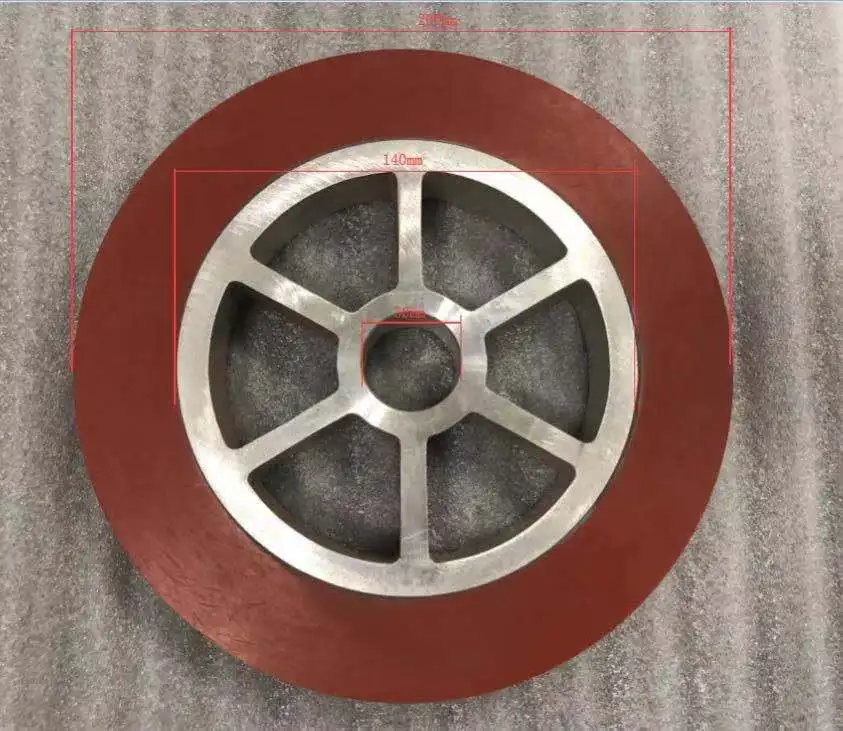 hot stamping silicone rubber wheel for PS Photo Frame