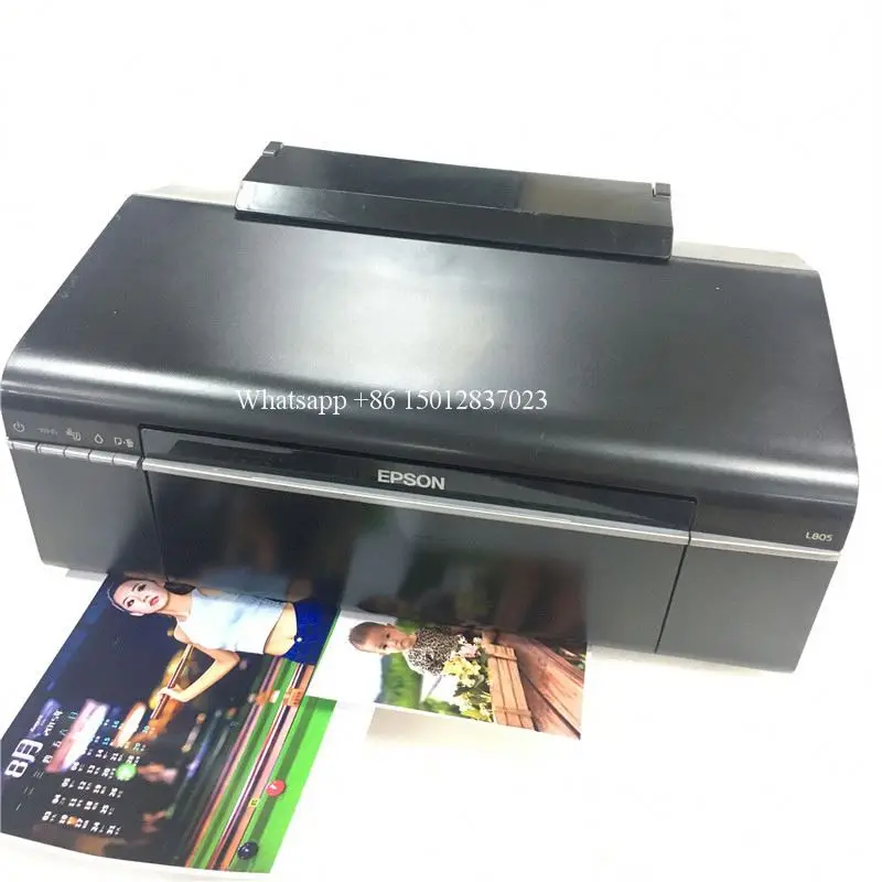 6 Colors A4 InkJet Printer inkjet sublimation printer for Epson L805 Ink Tank with CISS