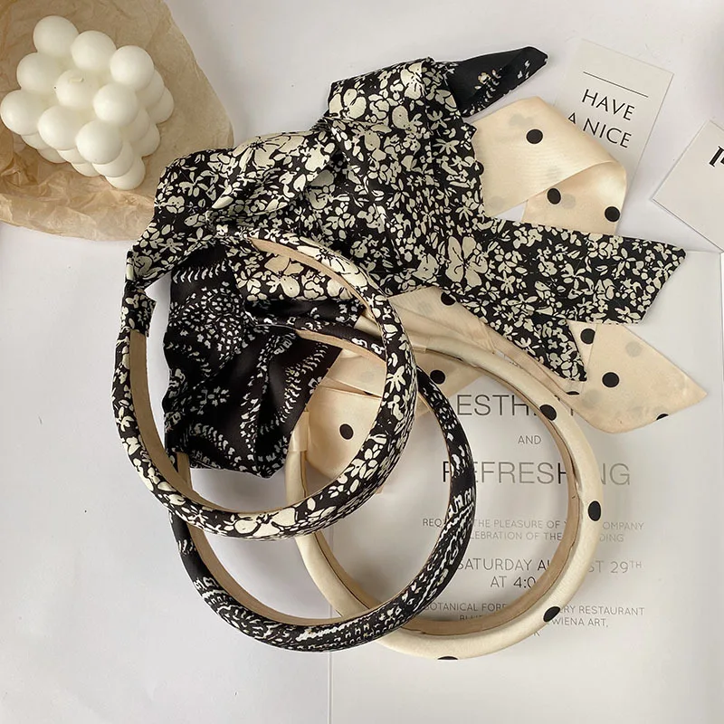 High Quality Polyester Silk Bowties Collar Flower Cable Tie Pure Color Bow Tie for Women