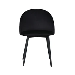 Manufacturer Customized High Quality Cheap Price Home Kitchen Leisure Chair Fabric Velvet Cushion Seat Dining Room Chair
