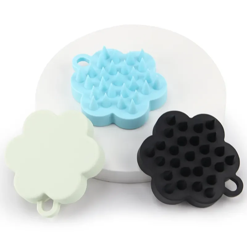 Professional Silicone Shampoo Brush Household Hair Scalp Massager Shampoo Hair Brush For Hair Growth