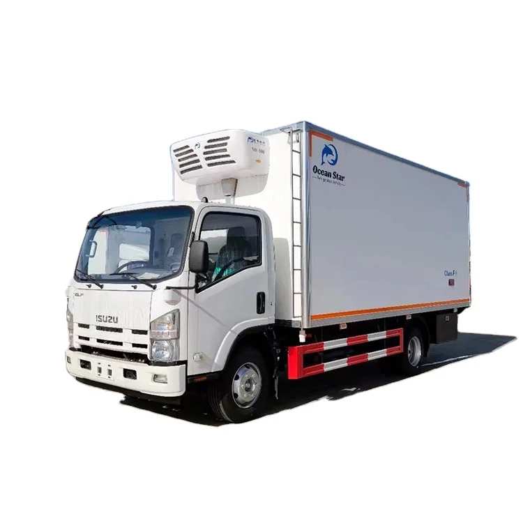 ISUZU 4x2 влево/вправо 120 л.с. рефрижератор для перевозки живой рыбы креветок и морепродуктов оптовая цена от производителя