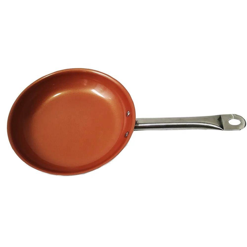 Copper Ceramic Frying Pan  Special Workshop Cookware Non Stick Kitchenware 8 inch, 9.5 inch and 11 inch sizes