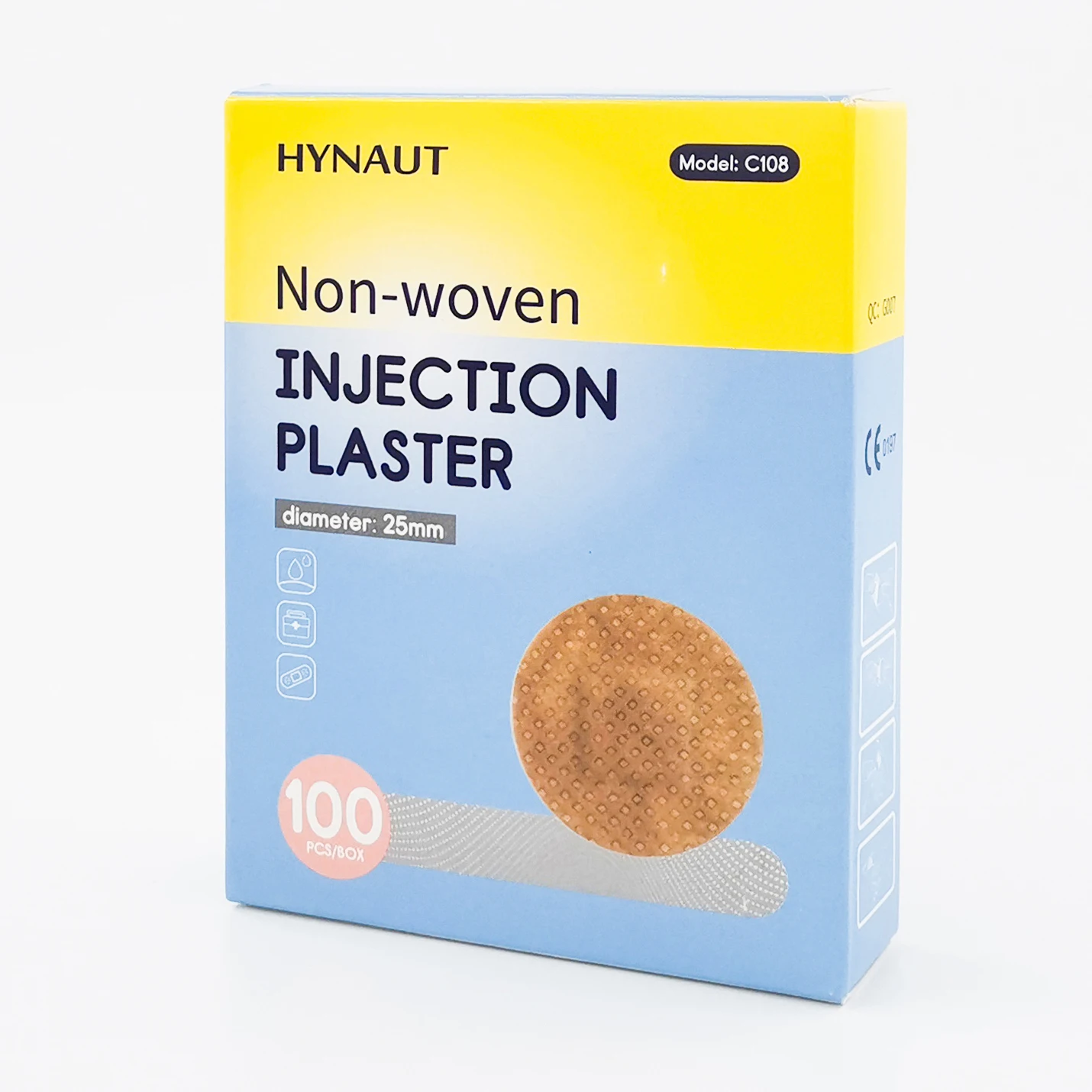 2025 Best Seller Factory Price Custom Medical Small Round Sterile Non Woven Adhesive Breathable Band Aid Wound  Plaster