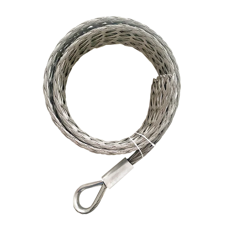 High Strength Stainless Steel Galvanized Mesh Closed Wire Rope Cable Pulling Grip Clips