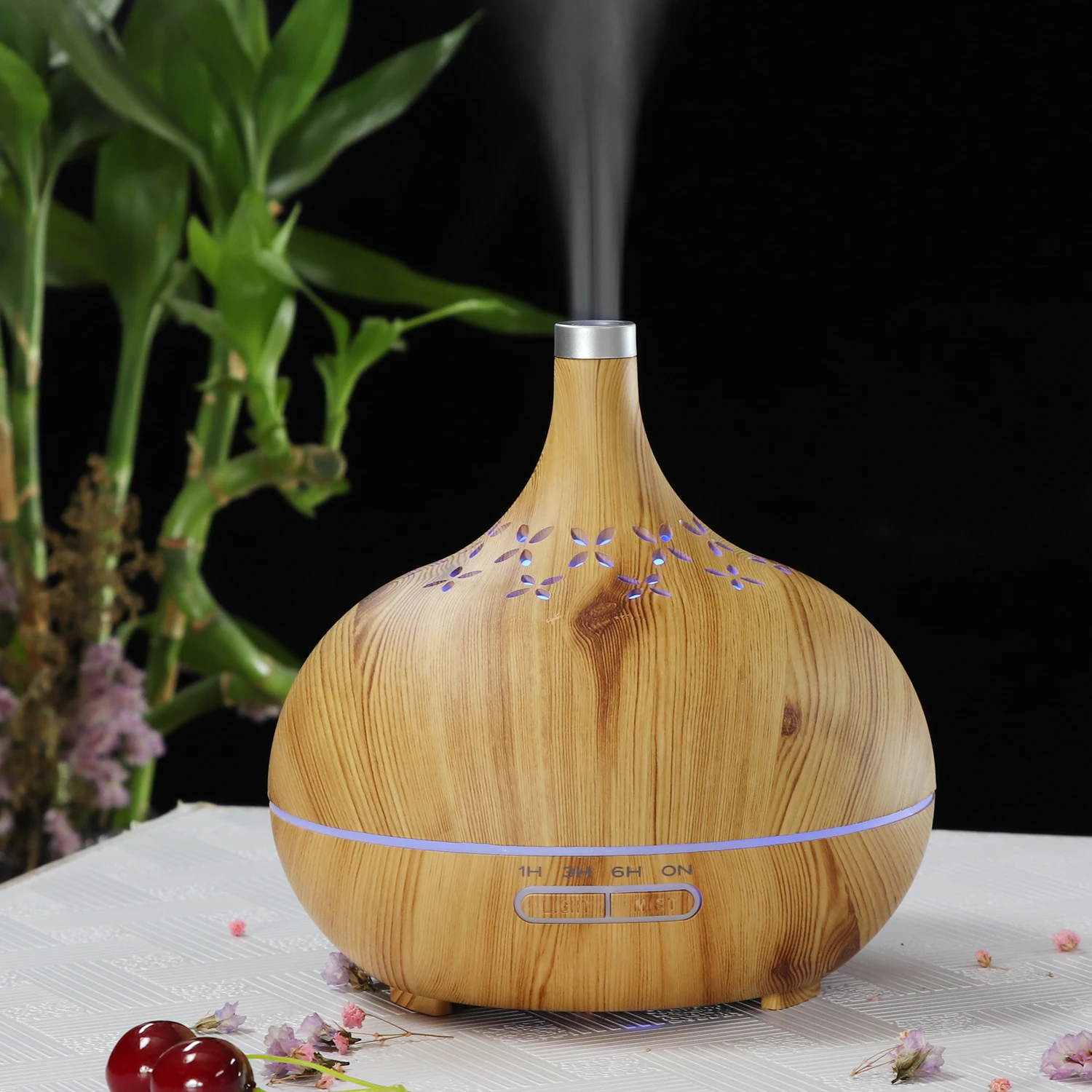 
Difuser Essential Oils Diffuser Electric Wood Oil Diffuser Humidifier Air Humidifier 