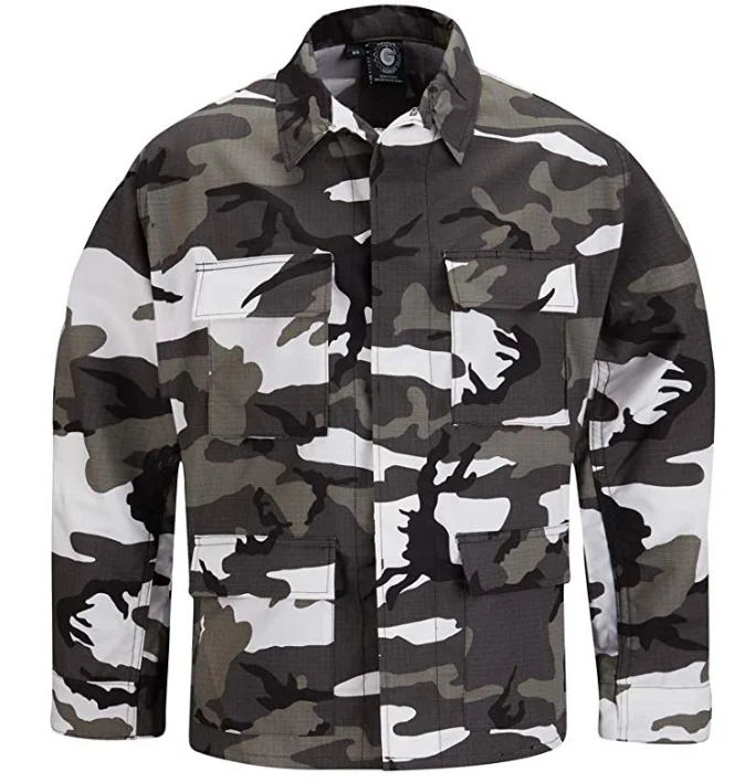 tactical Outfit Camouflage  Uniform Black Camo Tactical uniform