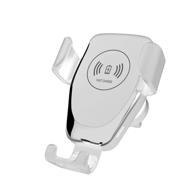 Best price QI Q12 10W quick charge Car Vent Mount Gravity clamping wireless charger