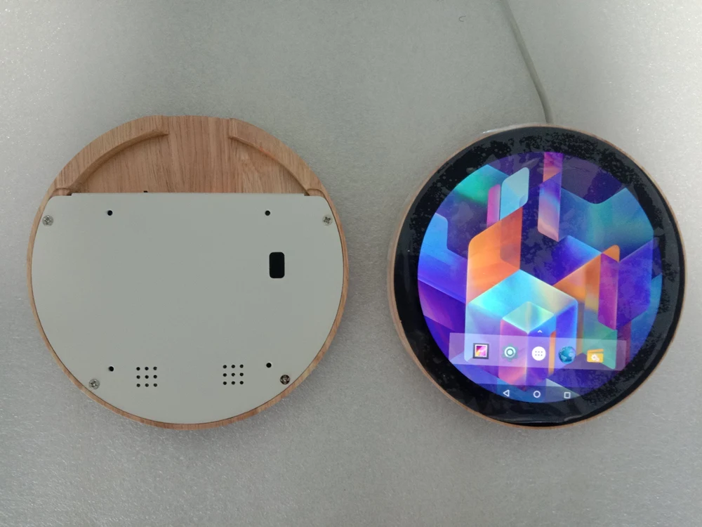 15.7 Inch Circular Lcd Screen Media Player Tft Ips Touch Lcd Display 960*960 Resolution Round lcd Screen