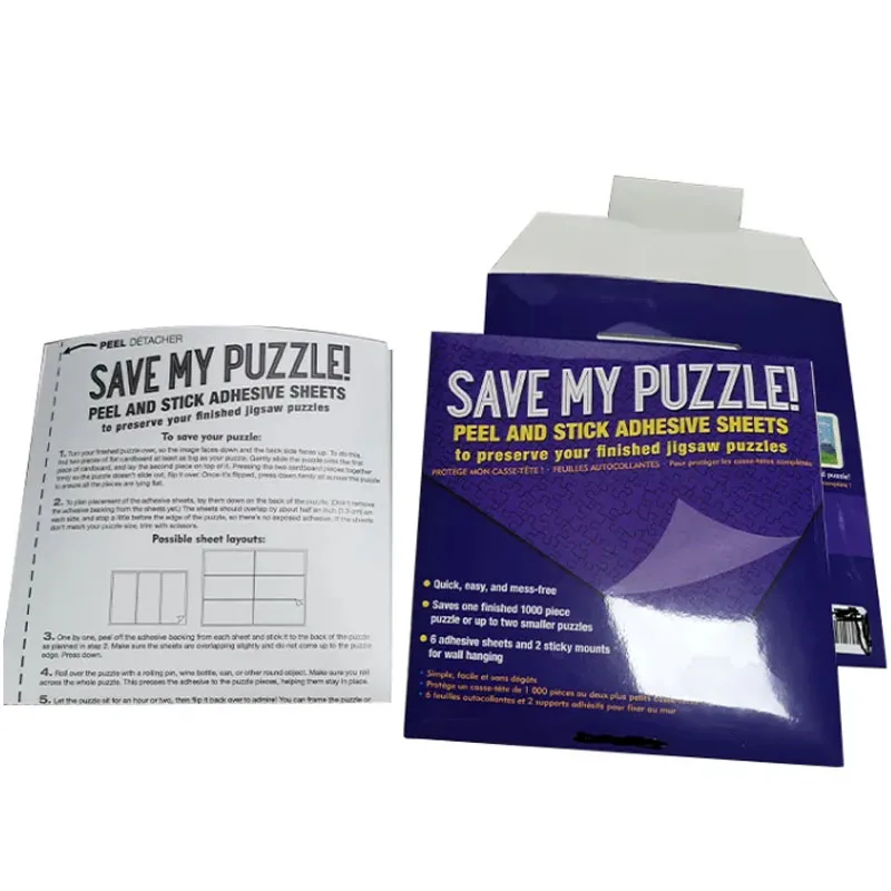 Factory direct sales printing, low-priced personalized transparent adhesive protective film pasting, puzzle stickers