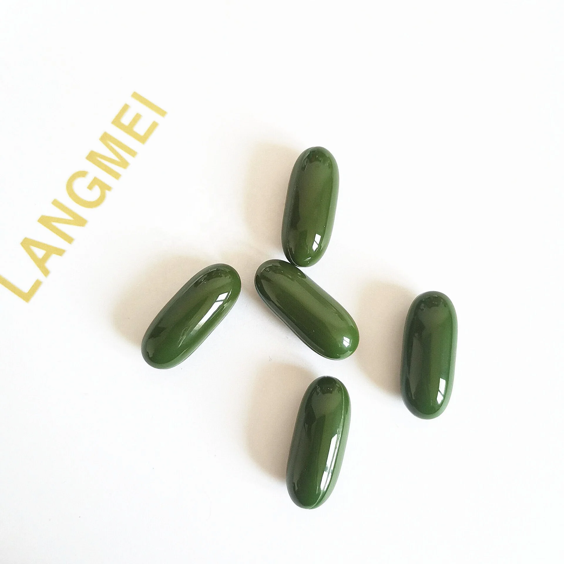 
Herbal Supplements Halal Vegan Spirulina Softgel Capsules in Vitamins Private Label 