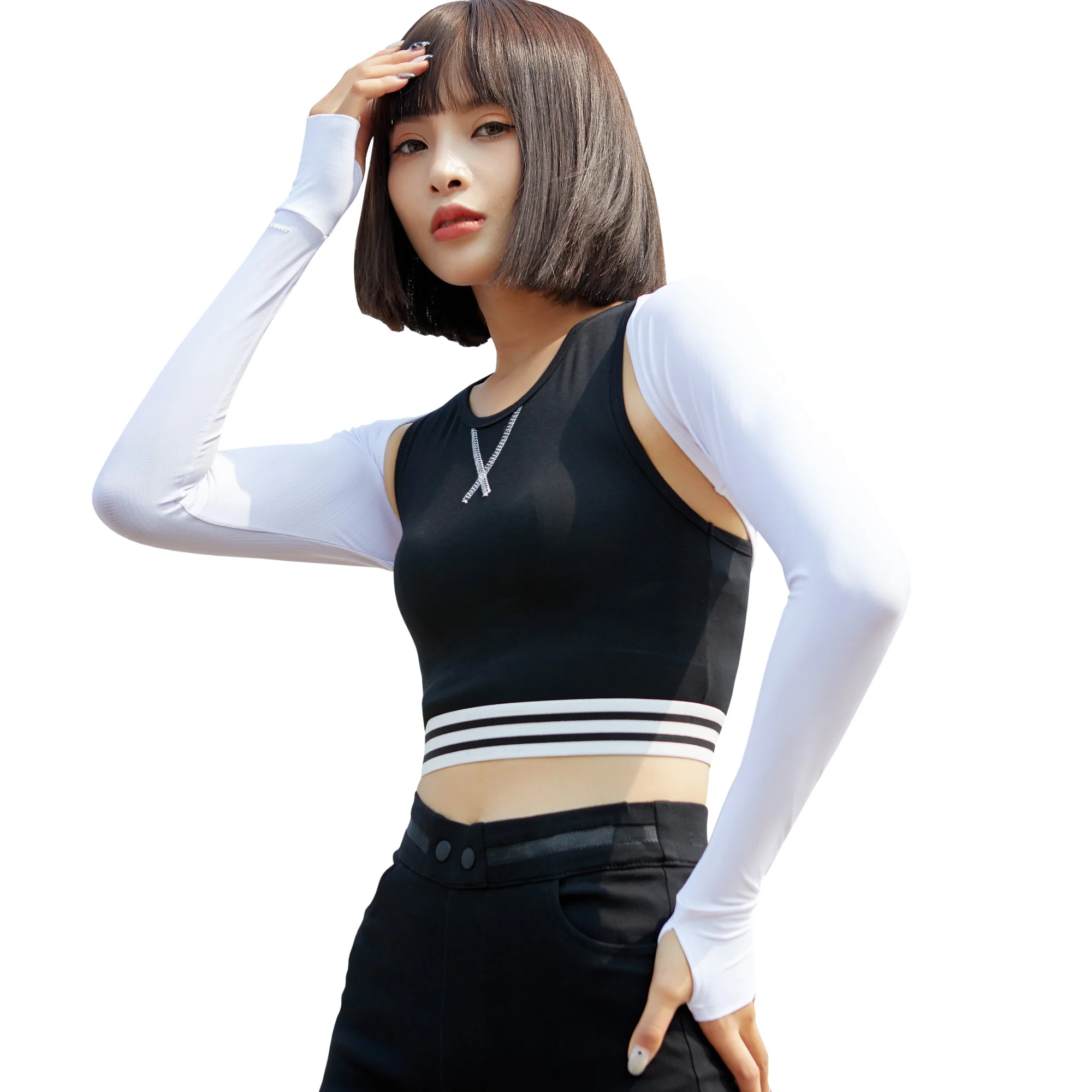 
Sidiou Group Women UV Protection Shoulder Cooling Arm Sleeves UPF50+ Anti UV Arm Cover Sleeve Outdoor Golfing Shawl With Sleeves 