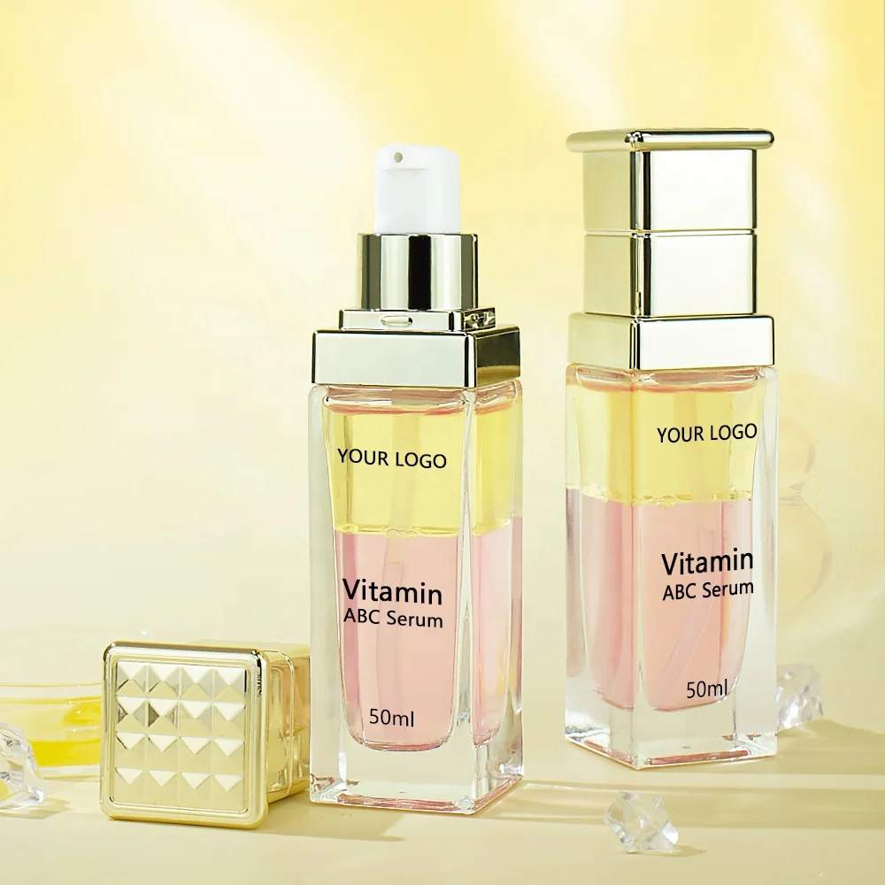 Private Label Vitamin A Niacinamide Vitamin B3 Anti Wrinkle Dark Spot Correcting Glow Vit C Serum