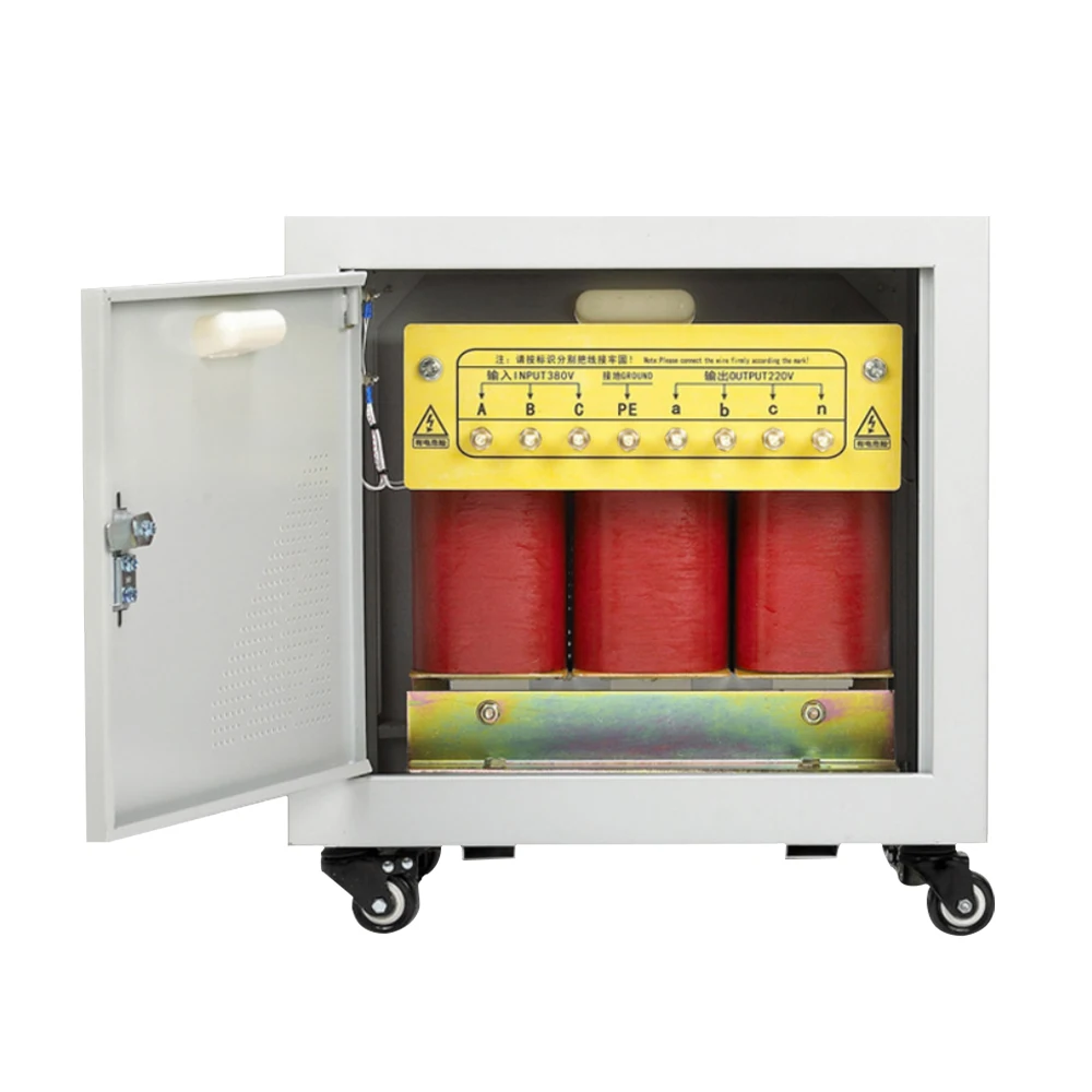 10KVA 220V 380V 415V шаг вверх и вниз изоляции сухого типа 3 фазный трансформатор с
