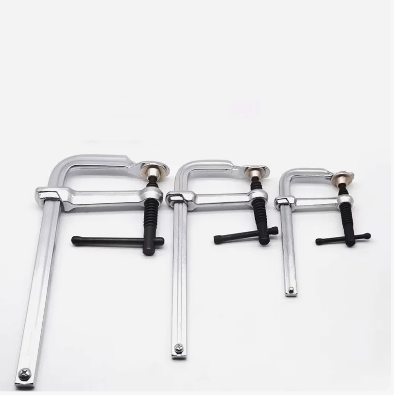 Factory Wholesale Custom Heavy Duty Hand Parallel woodworking Clamp Quick Action cast iron jaw F clamps