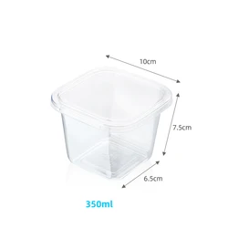 Wholesale Custom Printed Mini Clear Disposable Plastic Yogurt Pudding Desert Dessert Ice Cream Cups With Lids