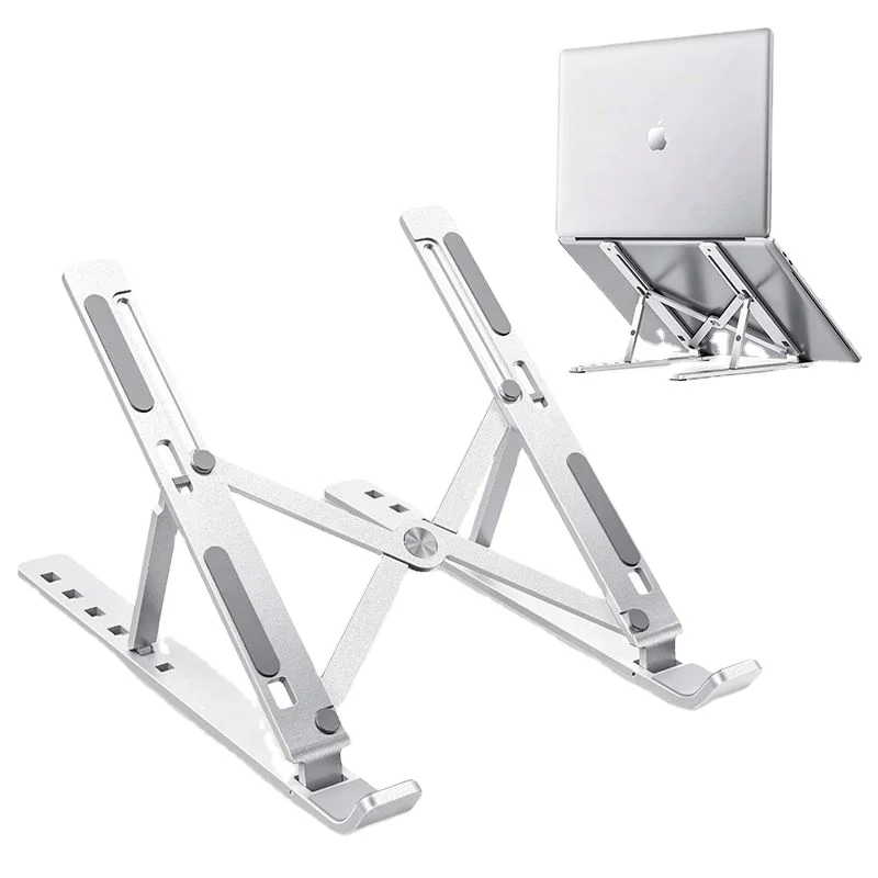 
2021 Best Selling laptop notebook ,tablet pc ,smart phone Holder Folding stands Portable Wirth Adjustable Aluminum Stand 
