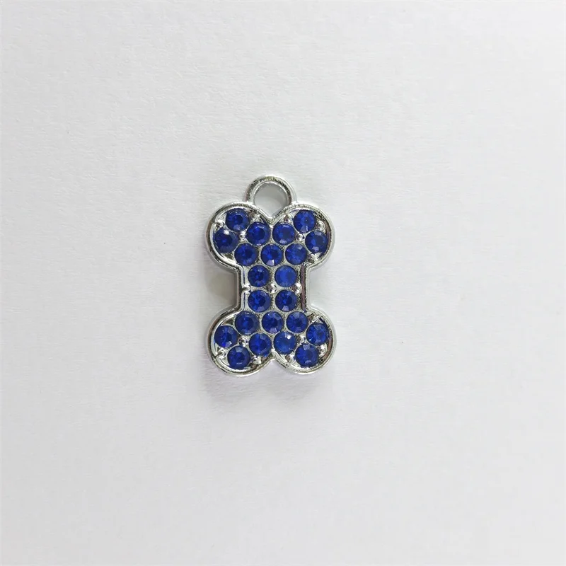 Rhinestone Bone Wholesale Rhinestone charms Dog Bone Pendant for Jewelry Making