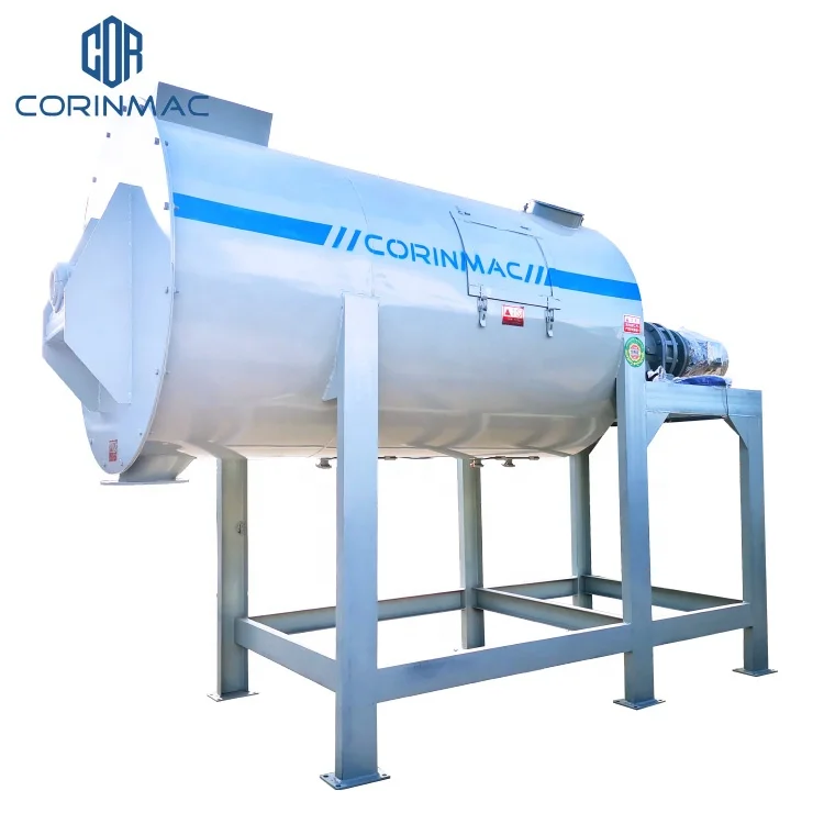 Paddle Mixer Line Small Dry Mortar Mixing Equipment Simple Stucco Production Plant Factory