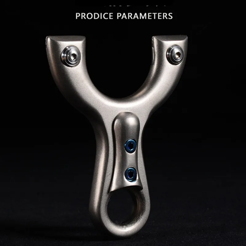 High Quality Stainless Steel Hunting Slingshot Mini Catapult Portable Fast Pressure Outdoor Precision Shooting Sports