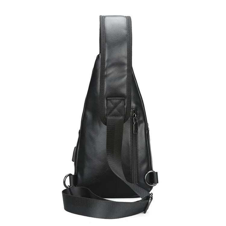 leather chest bag oem chest bag chest shoulder bag for men