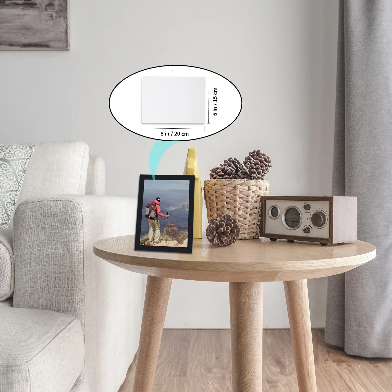 sublimation metal blanks aluminum sheets  8X10inch Aluminum photo logo Blank Photo Metal wall Sublimation poster frame blank