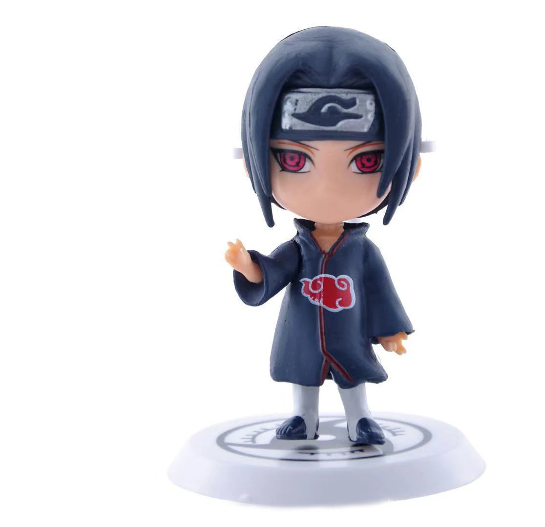 6 Pcs/Set Wholesale high quality 6 style anime pvc action model figure toys Narutos action figures