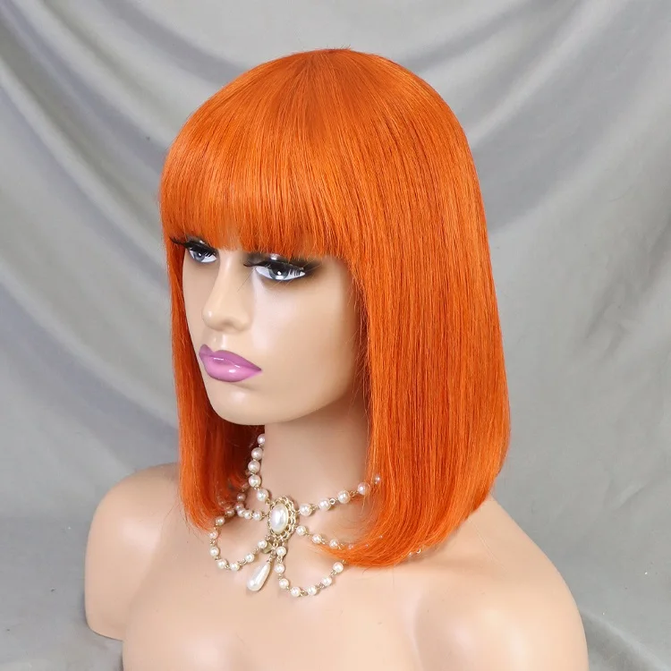 Hair Straight Factory Wholesale Short Bob Wig colored layered bob wigs for black women