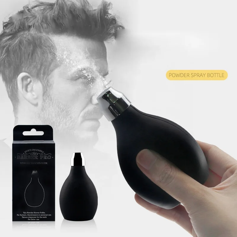 New Arrival Private Label Barbers Hairdressers Talc dispenser Talc Powder Blower Puffer