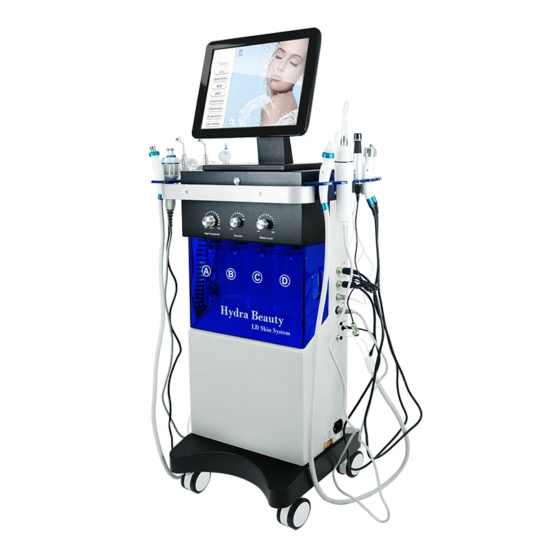 Hydra Face Machine 14 in 1 hydro microdermabrasion salon equipment Hydra Dermabrasion