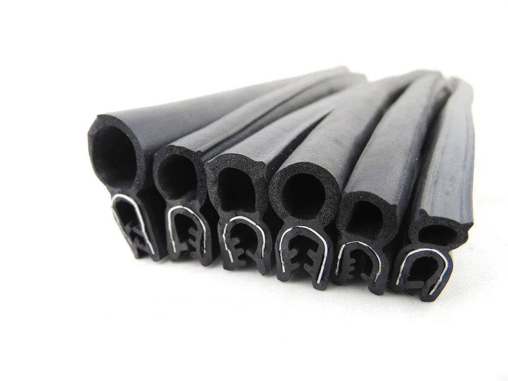 Compound U-shaped Cabinet Sealing Strip Cabinet Door Strip Control Cabinet Rubber Strip Cutting Moulding