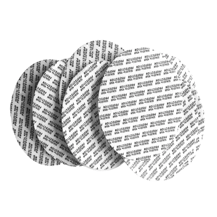 Custom Food-Grade Plastic PE Lid for Bottle Container Pressure-Sensitive Seal Liner/Gasket PS Foam Lining