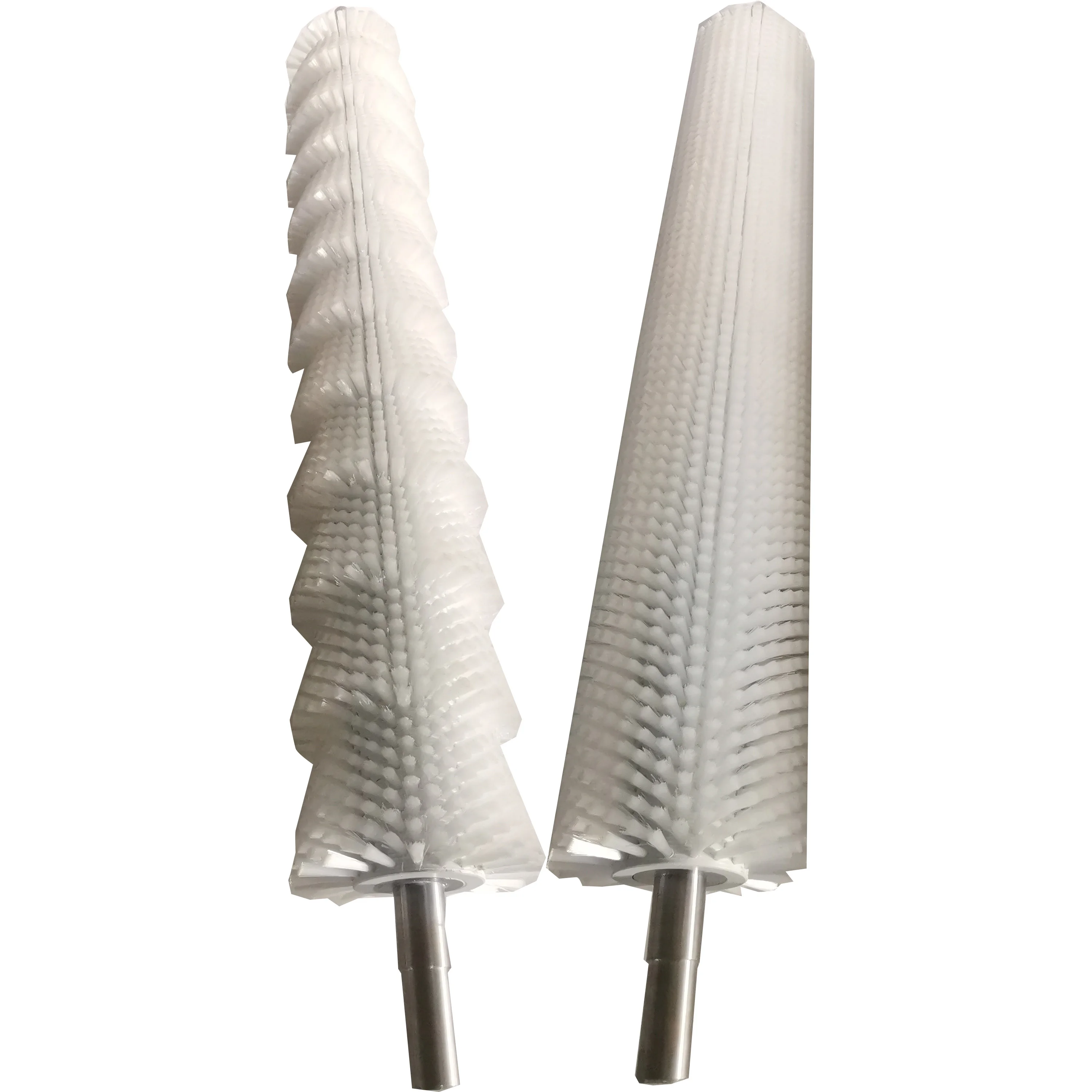 Industrial High Quality Spiral Shape Brush Roller Egg Nylon Cleaning Roller Brush