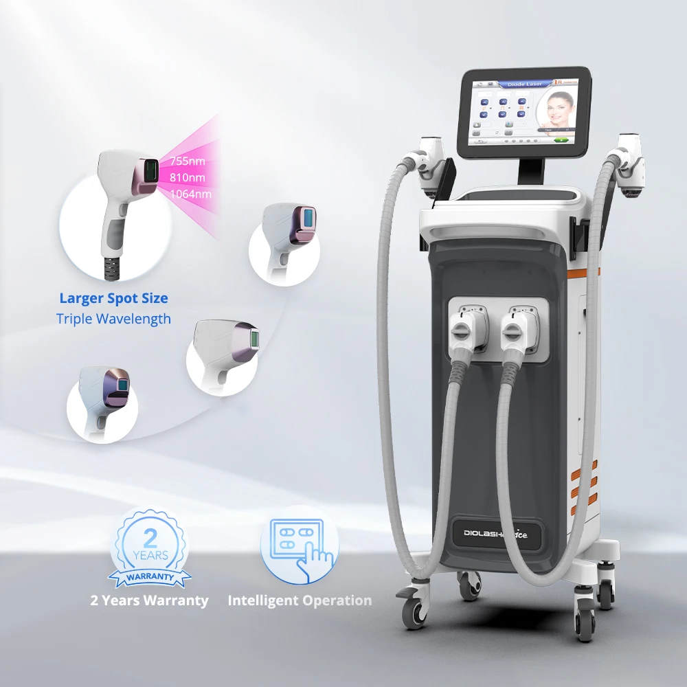 Nubwa Hair Removal  With No Pain Treatment Therapy Ice Suppliers System 808Nm Diode Laser Machines With No Pain