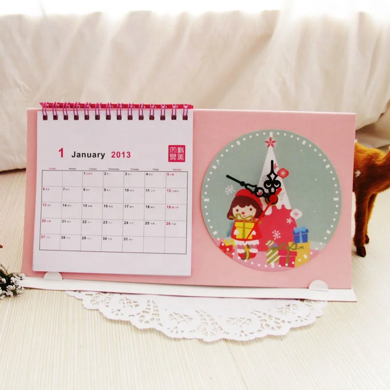 offset factory price desk calendar printing