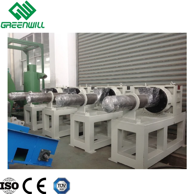 Waste PET PSF Fiber polyester yarn pelletizing line /granulator machine