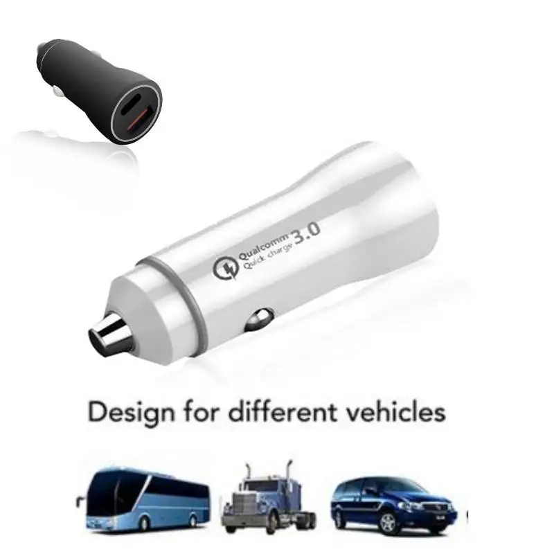 38W Dual USB Type C Car Charger For iPhone15 14 13 12 Pro X Xiaomi Samsung Car Adapter Charger