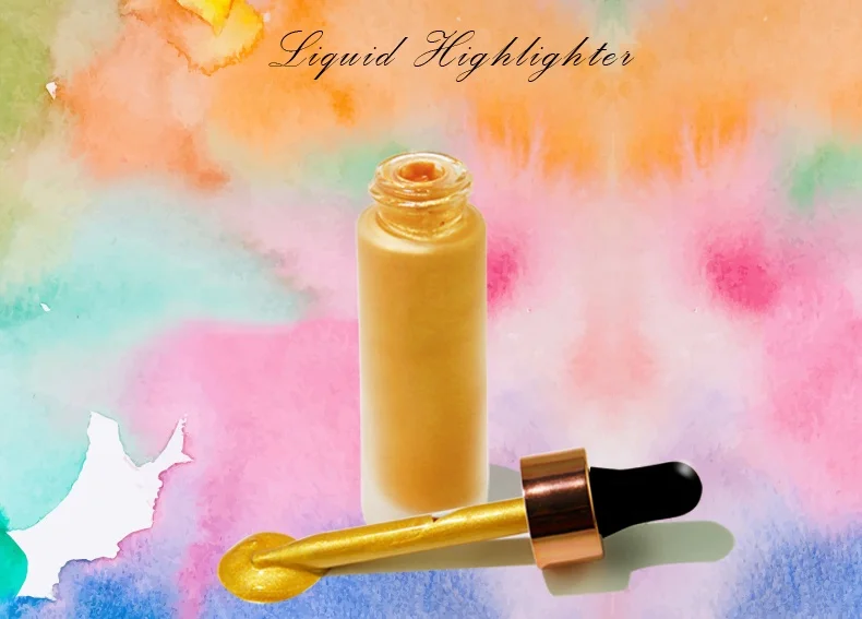 Cosmetics Manufacturers 8 Colors Face Skin Brightening Vegan Liquid Highlighter Makeup