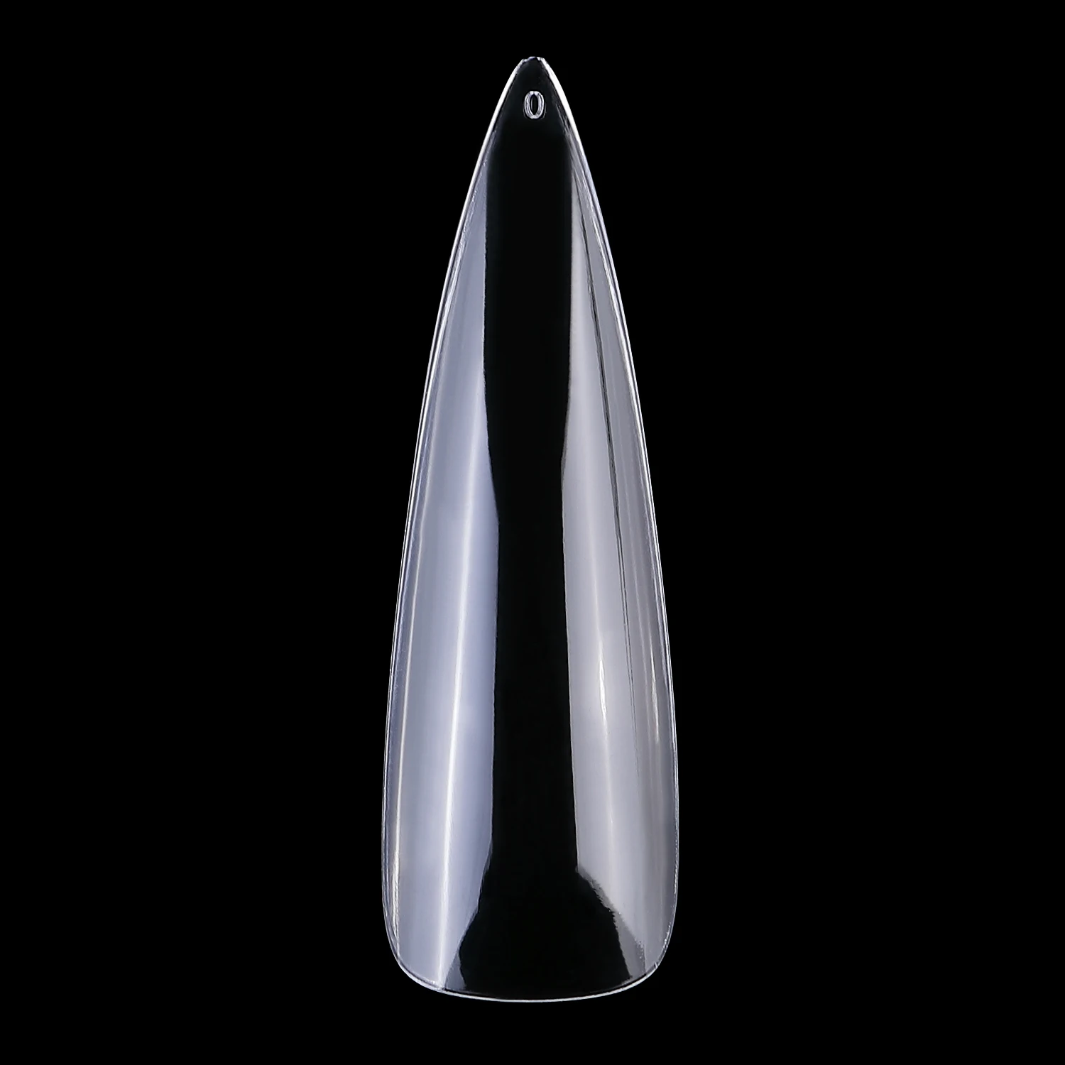 YIMART 600pcs/pack XL Lengthen Stiletto False Nails Oval Stiletto Sharp Full Nail Tips Acrylic UV Gel Full Cover Nail Tips