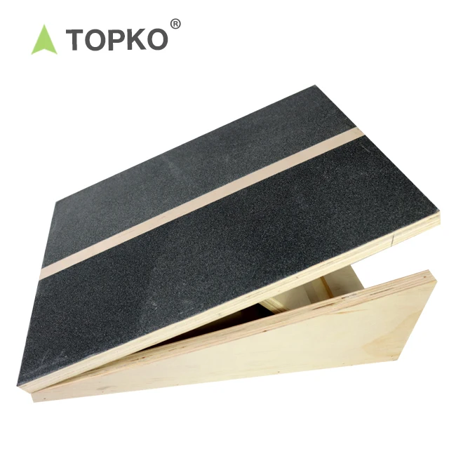 TOPKO Eco-Friendly Custom Logo Wooden Slant Board Five Angles Adjustable Stretching