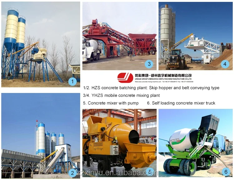 HZS35 35 м3/ч небольшой портативный тип ковша под заказ цементный бункер бетоносмесительная установка готовая бетонная для влажной смеси